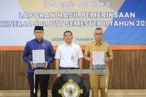 Pemkab Lutim Terima LHP Kinerja dan DTT Semester II Tahun 2023 dari BPK Sulsel