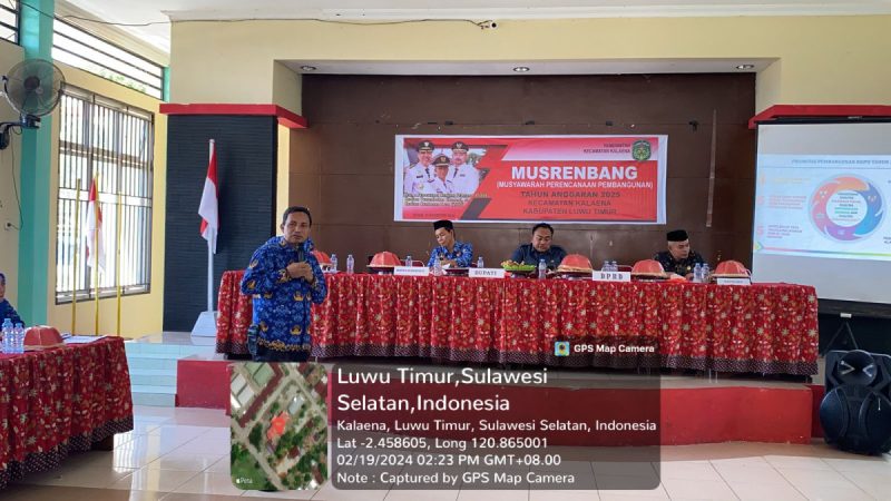 Staf Ahli Pembangunan Buka Musrenbang Kecamatan RKPD Tahun 2025