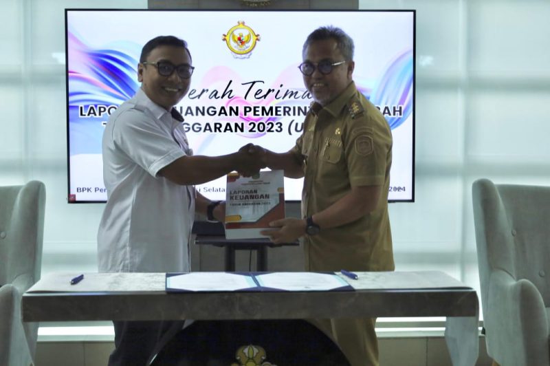 Serahkan LKPD Unaudited Tahun 2023, Budiman : Semoga Dapat Meraih Opini WTP