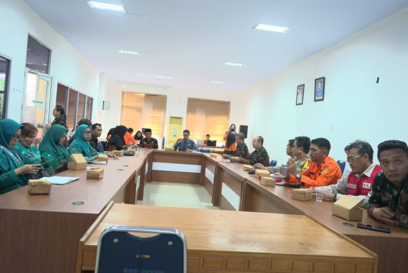 BPBD Lutim Gelar Rapat Simulasi Kesiapsiagaan Bencana