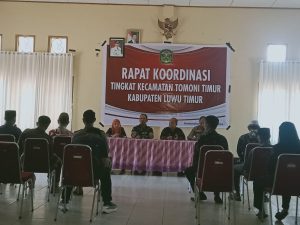 Jelang Hari Raya Idul Fitri 1445 H, Pemerintah Kecamatan Tomoni Timur Gelar Rakor