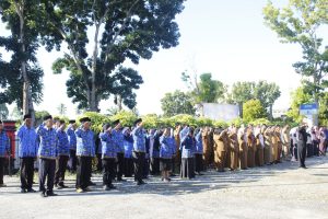 Upacara Hari Kesadaran Nasional Tingkat Kecamatan Kalaena