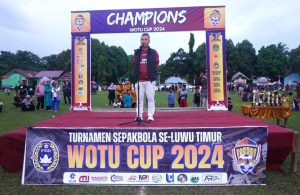 Tutup Turnamen Wotu Cup, Bupati : Pentingnya Membina Generasi Pecinta Olahraga