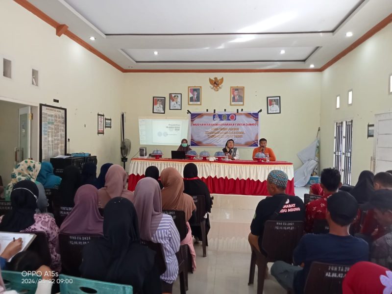 Pemerintah Desa Sindu Agung Gelar Rembug Stunting