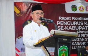 Buka Rakor Ketua Karang Taruna Desa, Bupati : Mari Berkontribusi Tingkatkan Kesejahteraan Masyarakat