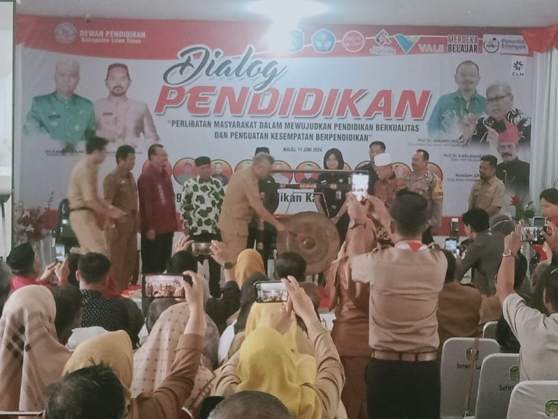 Bupati Luwu Timur Menghadiri Kegiatan Dialog Pendidikan Tahun 2024