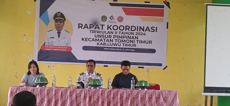 Pimpin Rakor, Camat Tomtim Minta Kerjasama Seluruh Stakeholder