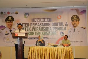 Tingkatkan SDM, Dinas Parmudora Lutim Gelar Bimtek Bagi Pengelola Desa Wisata dan Konten Kreator