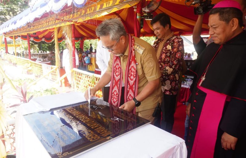 Resmikan Gereja Pusat Katolik, Bupati: pembuktian dari semangat toleransi dan kerukunan