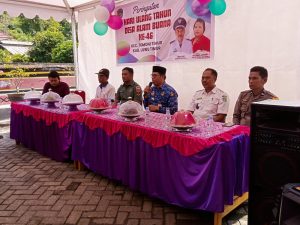 Camat Tomoni Timur Apresiasi HUT ke-46 Desa Alam Buana