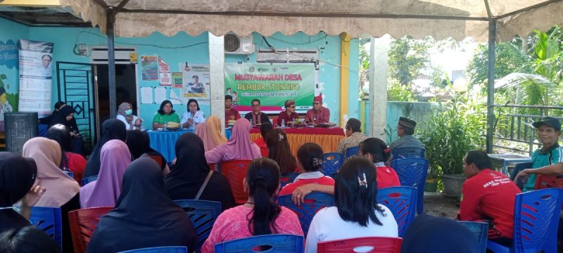 Desa Manunggal Gelar Rembuk Stunting, Fokus pada Pencegahan dan Penanganan