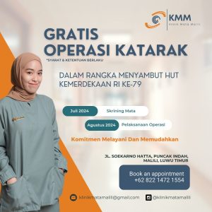 Klinik Mata Malili Gelar Pelayanan Gratis Operasi Katarak