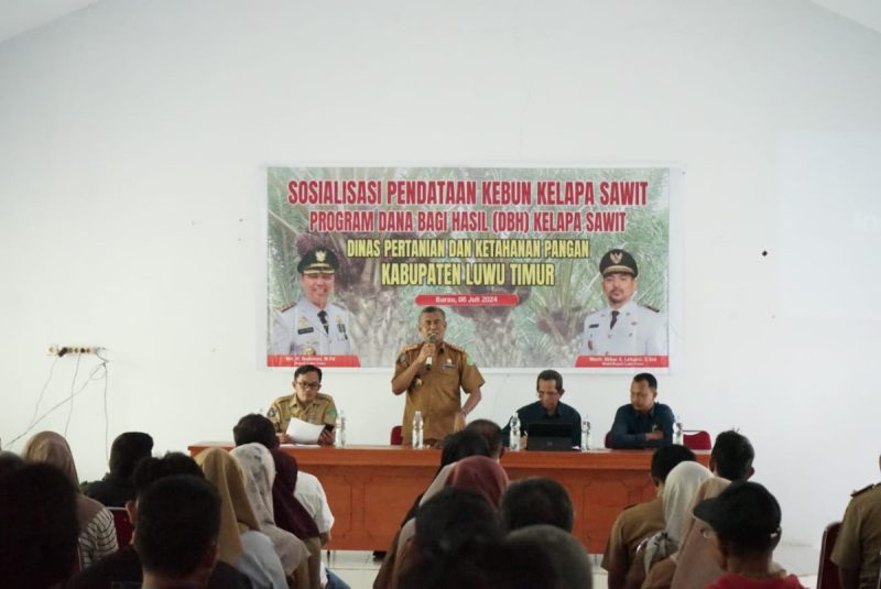 Pemkab Lutim Gelar Sosialisasi Pendataan Kebun Sawit Program Dana Bagi Hasil