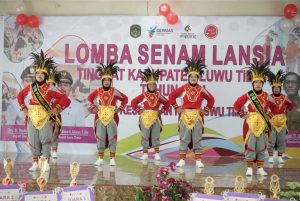 Pemkab Luwu Timur Gelar Lomba Senam Lansia Tingkat Kabupaten