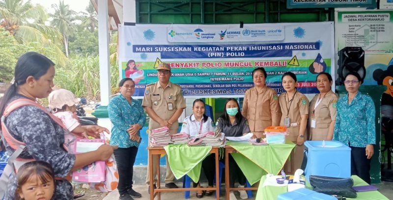 Pencanangan PIN Polio 2024 di Tomoni Timur: Upaya Penting Melindungi Anak dari Polio