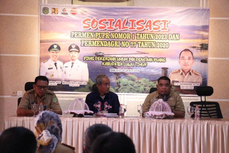 Tingkatkan Sumber Daya ASN, Dinas PUPR Lutim Gelar Sosialisasi