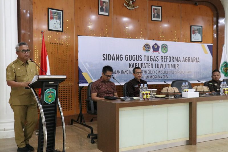 Bupati Budiman Buka Sidang GTRA Terkait Penetapan Subjek Reforma Agraria