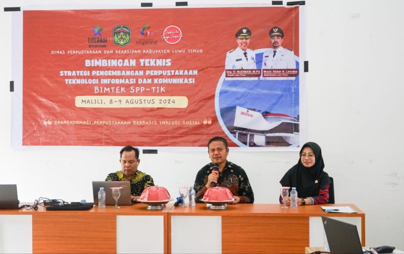 DPK Lutim Gelar Bimtek Strategi Pengembangan Perpustakaan TIK