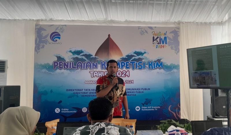 Muhammad Anjar Presentasikan Inovasi Kim Langkara Balantang Pada Festival KIM 2024 di Makassar