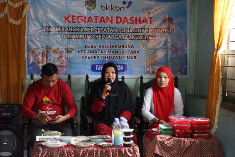 DPPKB Lutim Gelar Kegiatan Dashat di Kecamatan Mangkutana.