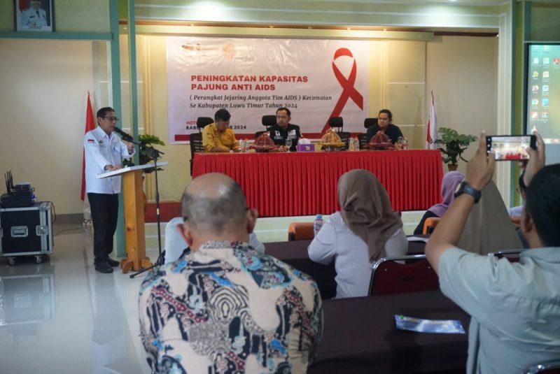 KPA Lutim Gelar Peningkatan Kapasitas Pajung Anti AIDS Tingkat Kecamatan