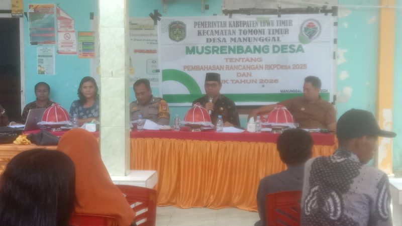 Musrenbang Desa Manunggal Fokus pada Program Prioritas untuk Kebutuhan Masyarakat