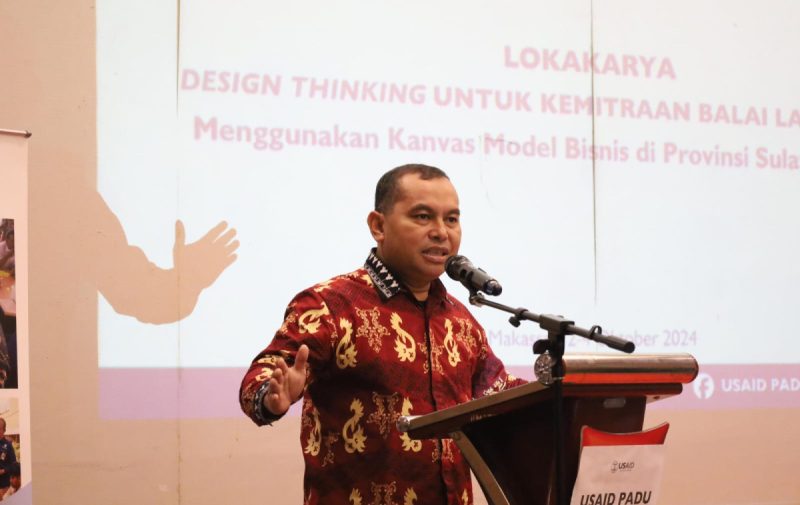 Pjs Bupati Luwu Timur Buka Lokakarya Desain Thinking Kemitraan BLK