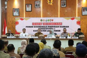 Pjs Bupati Luwu Timur Pimpin Rakor Persiapan Pilkada Bersama Forkopimda