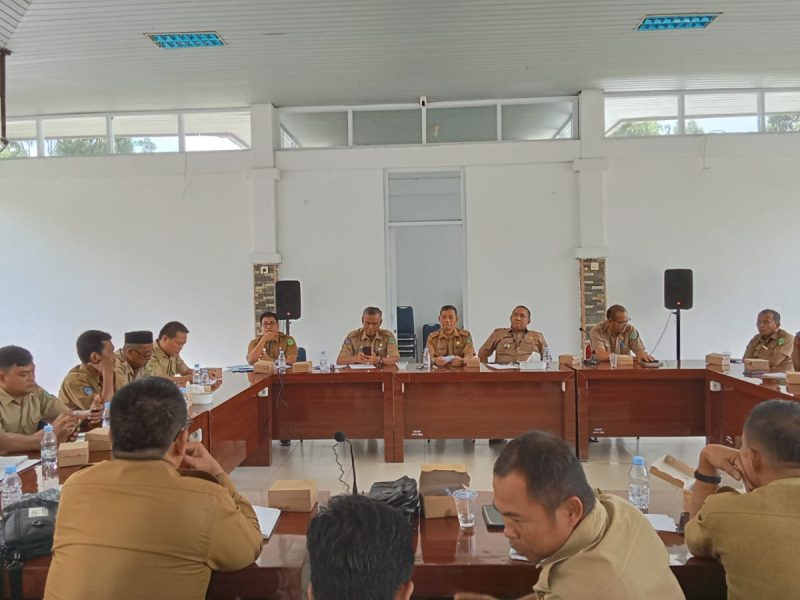 DPKP Lutim Gelar Rapat Evaluasi Musim Tanam dan Persiapan Tanam 2024
