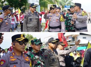 Kolaborasi Yang Baik Satpol PP, Dishub,, TNI, dan Polri Ciptakan Suasana Kondusif Pada Kampanye Akbar