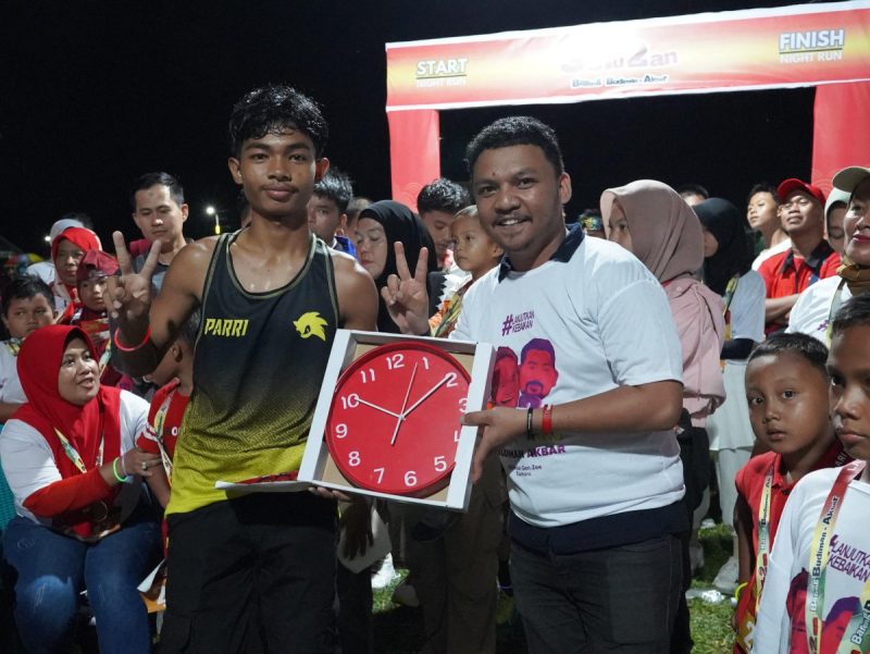 Night Run Milenial dan Gen Z di Tomoni, Semangat Kaum Muda untuk Lanjutkan Kebaikan di Luwu Timur