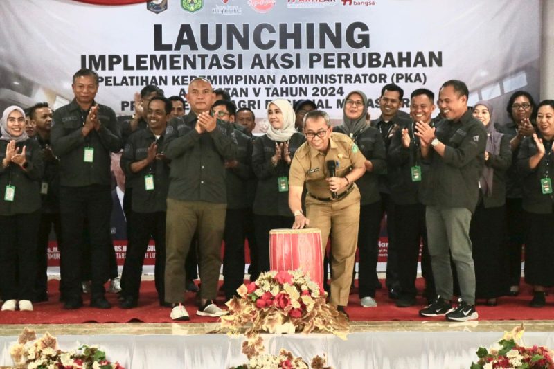 Sekda Bahri Suli launching 40 Inovasi Implementasi Aksi Perubahan PKA V