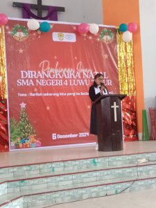 PPK SMA NEGERI 4 Luwu Timur Gelar Perayaan Natal