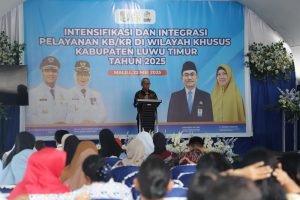 Bahri Suli Buka Kegiatan Intensifikasi dan Integrasi Pelayanan KB/KR di Wilayah Lutim