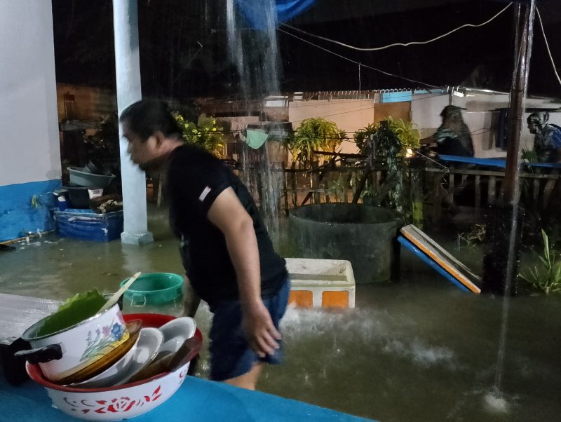 Diguyur Hujan Deras, Sejumlah Rumah Warga Dusun Terendam Banjir