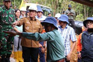 Bupati Irwan Dampingi Dirut MIND ID Tinjau Penanganan Kebocoran Pipa Minyak PTVI