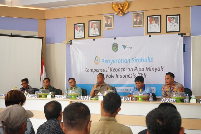 Bupati Irwan Minta PT Vale Selesaikan Kompensasi Paling Lambat Oktober